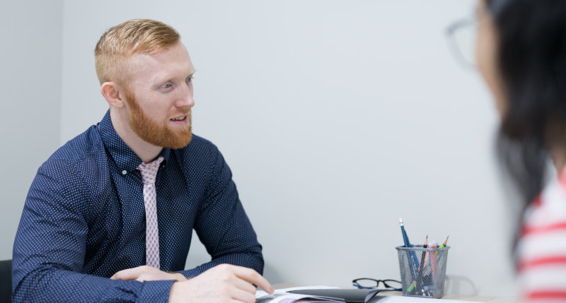 a male English teacher from Modulo Language School